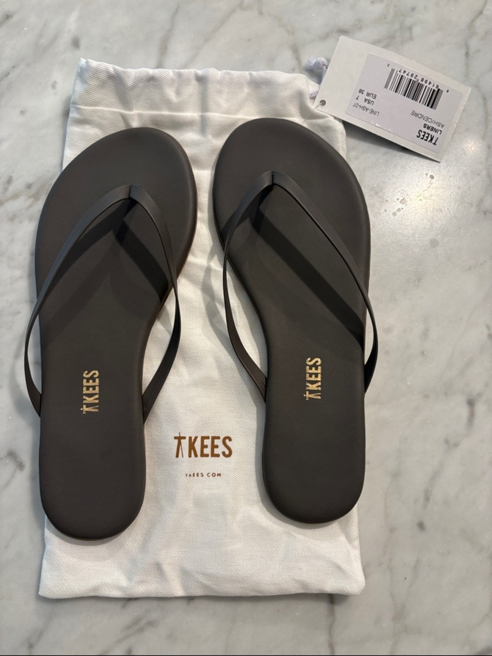 TKEES Liners Sandals - Ash